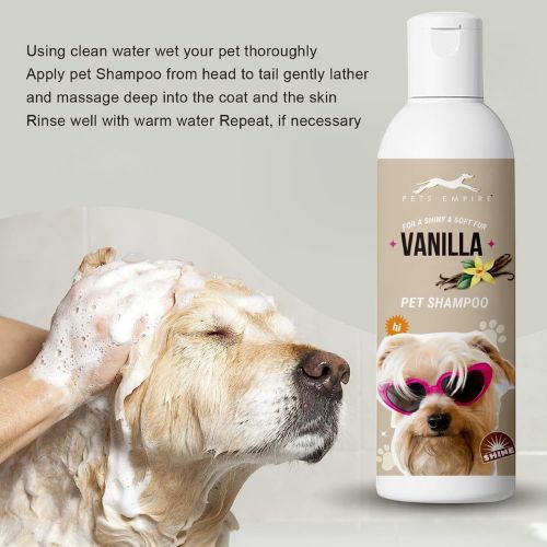 Pets Empire Organic Dog Shampoo โ Vanilla Cleanser for Pets (200ml) Pets Empire Organic Dog Shampoo โ Vanilla Cleanser for Pets (200ml)