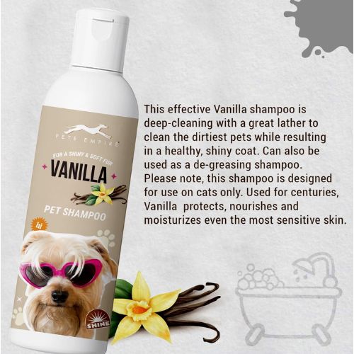 Pets Empire Organic Dog Shampoo โ Vanilla Cleanser for Pets (200ml) Pets Empire Organic Dog Shampoo โ Vanilla Cleanser for Pets (200ml)