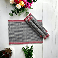 Madur Black Honey Comb Runner