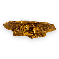 Sai Baba Leaf Gold 17 X 19 X 5 cm