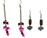 Set of 2 earrings. Set of 2 earrings.