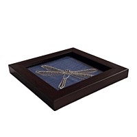 Zardozi Dragonfly Wooden Coaster (Set of 2) Zardozi Dragonfly Wooden Coaster (Set of 2)