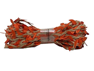 Jute & Leaf String - Multicolour Jute & Leaf String - Multicolour