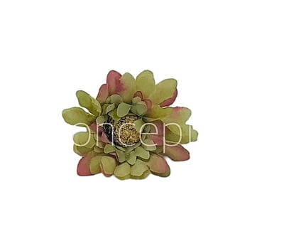 Daisy Flower-Pistachio Green with hints of Pink Daisy Flower-Pistachio Green with hints of Pink