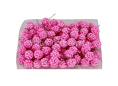 Glitter Balls on Stick - Pink Glitter Balls on Stick - Pink
