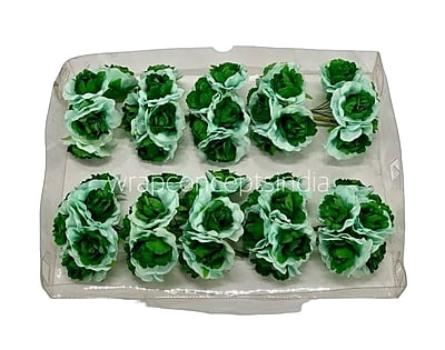 Mint & Green Rose on Stick Mint & Green Rose on Stick