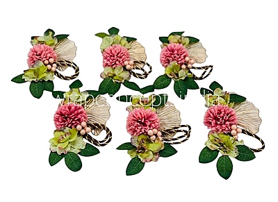 Flamingo Carnation Ginkgo Ready Bunch Flamingo Carnation Ginkgo Ready Bunch
