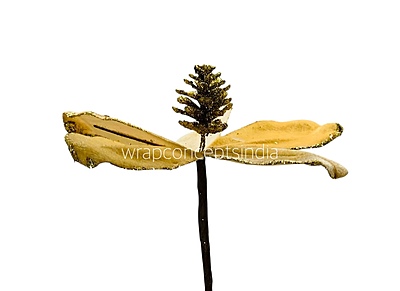 Velvet Flower with Gitter Pine Center Velvet Flower with Gitter Pine Center