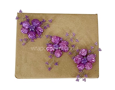 Acrylic Flowers with Pearl Add-ons- Multicolor Acrylic Flowers with Pearl Add-ons- Multicolor