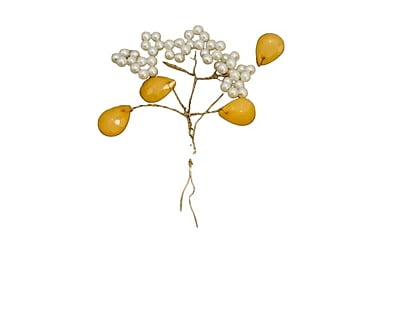 Ochre Pearl Flower Add-on Stick Ochre Pearl Flower Add-on Stick