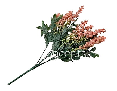 Leaves Bunch with Frosted Fern