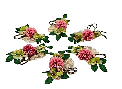Flamingo Carnation Ginkgo Ready Bunch Flamingo Carnation Ginkgo Ready Bunch