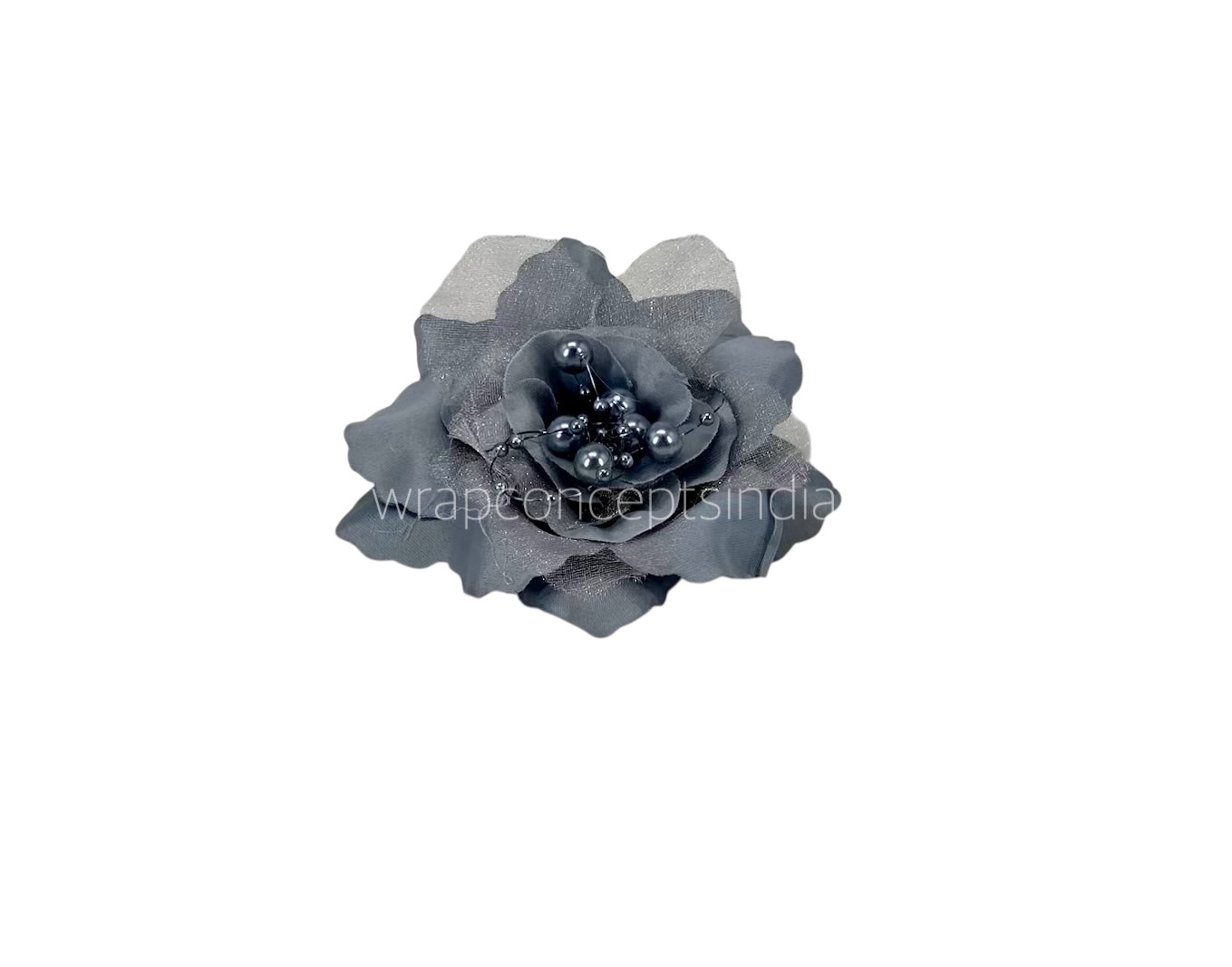 Grey Rose With Pearls Center Grey Rose With Pearls Center