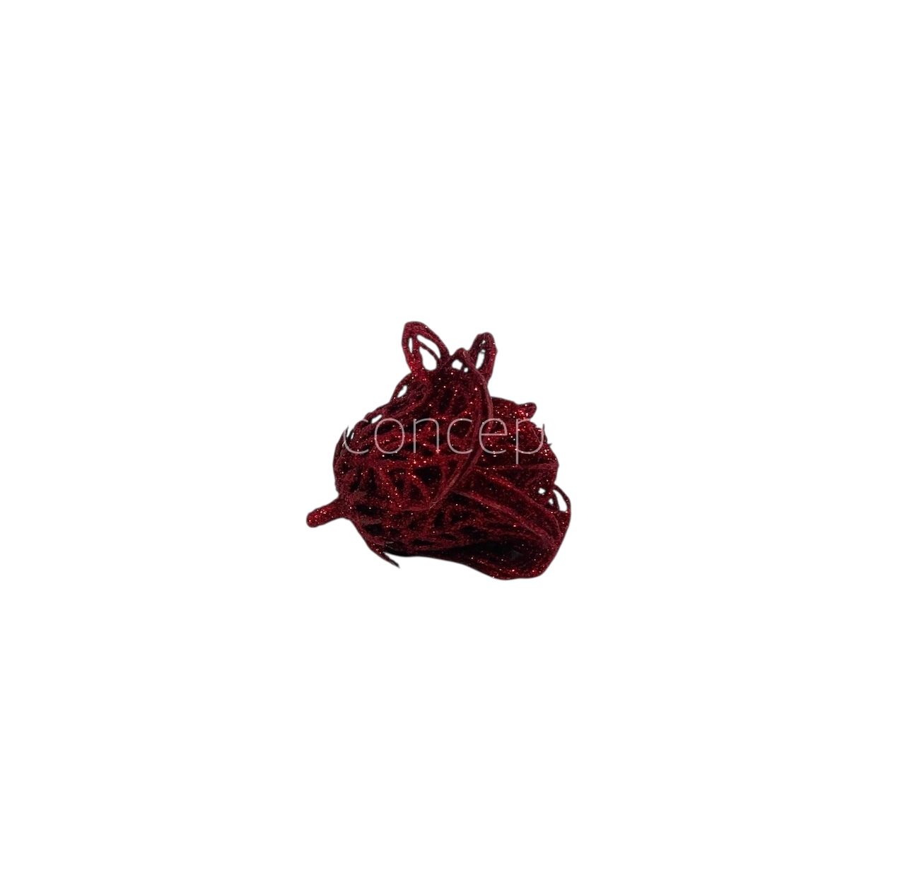 Red Glitter Rose