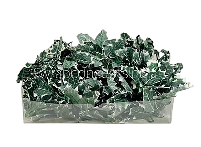Green & White Shaded Birch Leaves Green & White Shaded Birch Leaves