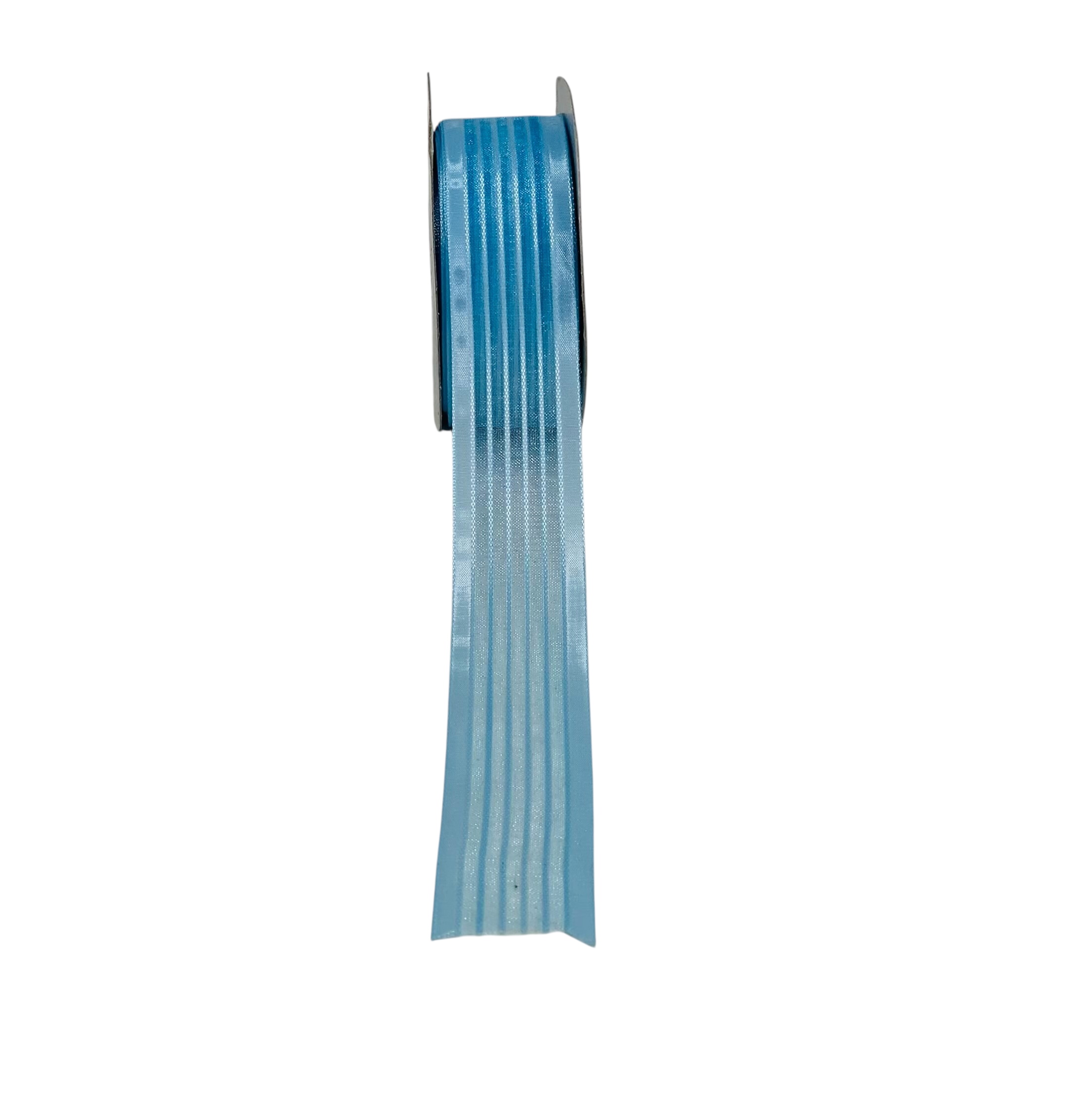 Sheer Stripes Ribbon Satin Edges