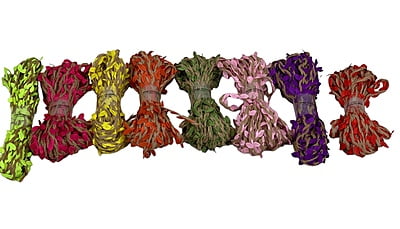 Jute & Leaf String - Multicolour Jute & Leaf String - Multicolour