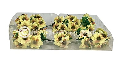 Flower On Stick -Lemon Yellow