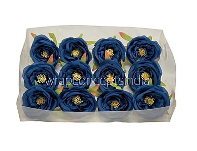 Navy Blue Camellia Flower