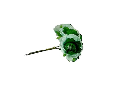 Mint & Green Rose on Stick Mint & Green Rose on Stick