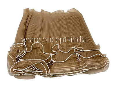 Organza Frill Lace with Pearl Edges