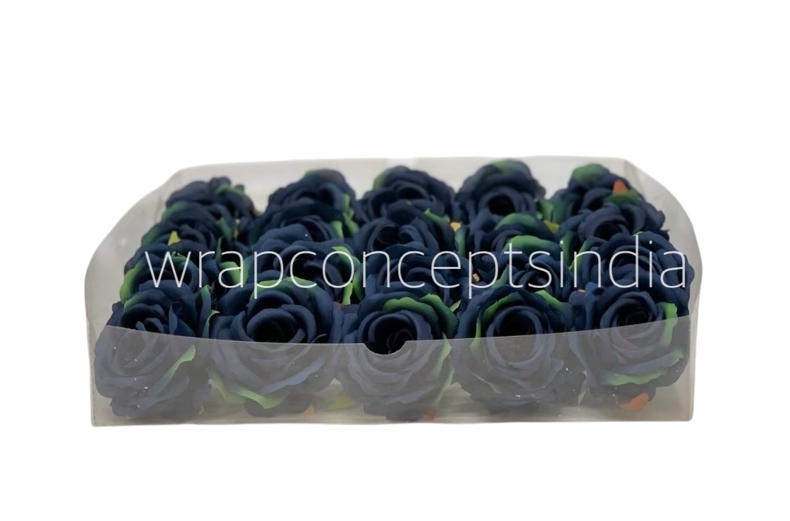 Rose Small - Navy with hints of Green Rose Small - Navy with hints of Green