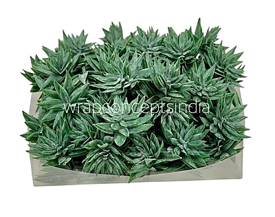 Faux Star Succulent - Dark Green Faux Star Succulent - Dark Green