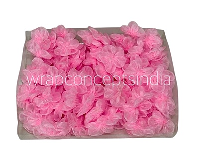 Pink Organza Flowers Pink Organza Flowers