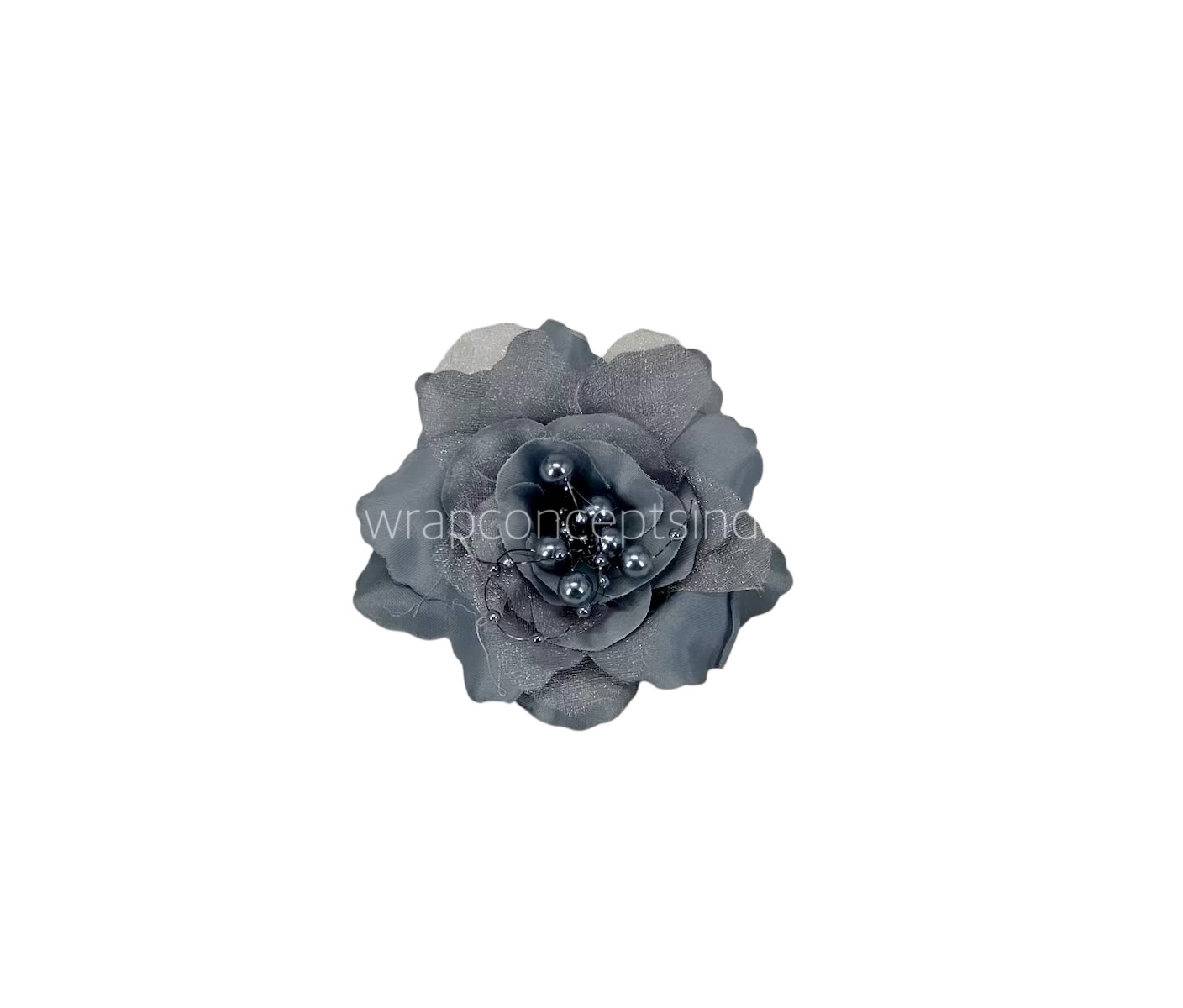Grey Rose With Pearls Center Grey Rose With Pearls Center