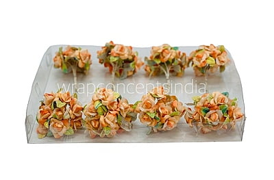 Peach Rose Buds on Stick Peach Rose Buds on Stick