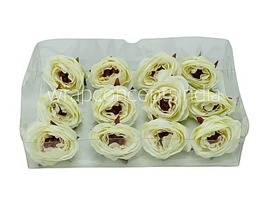 Camellia Flower - White with Maroon Centre Camellia Flower - White with Maroon Centre