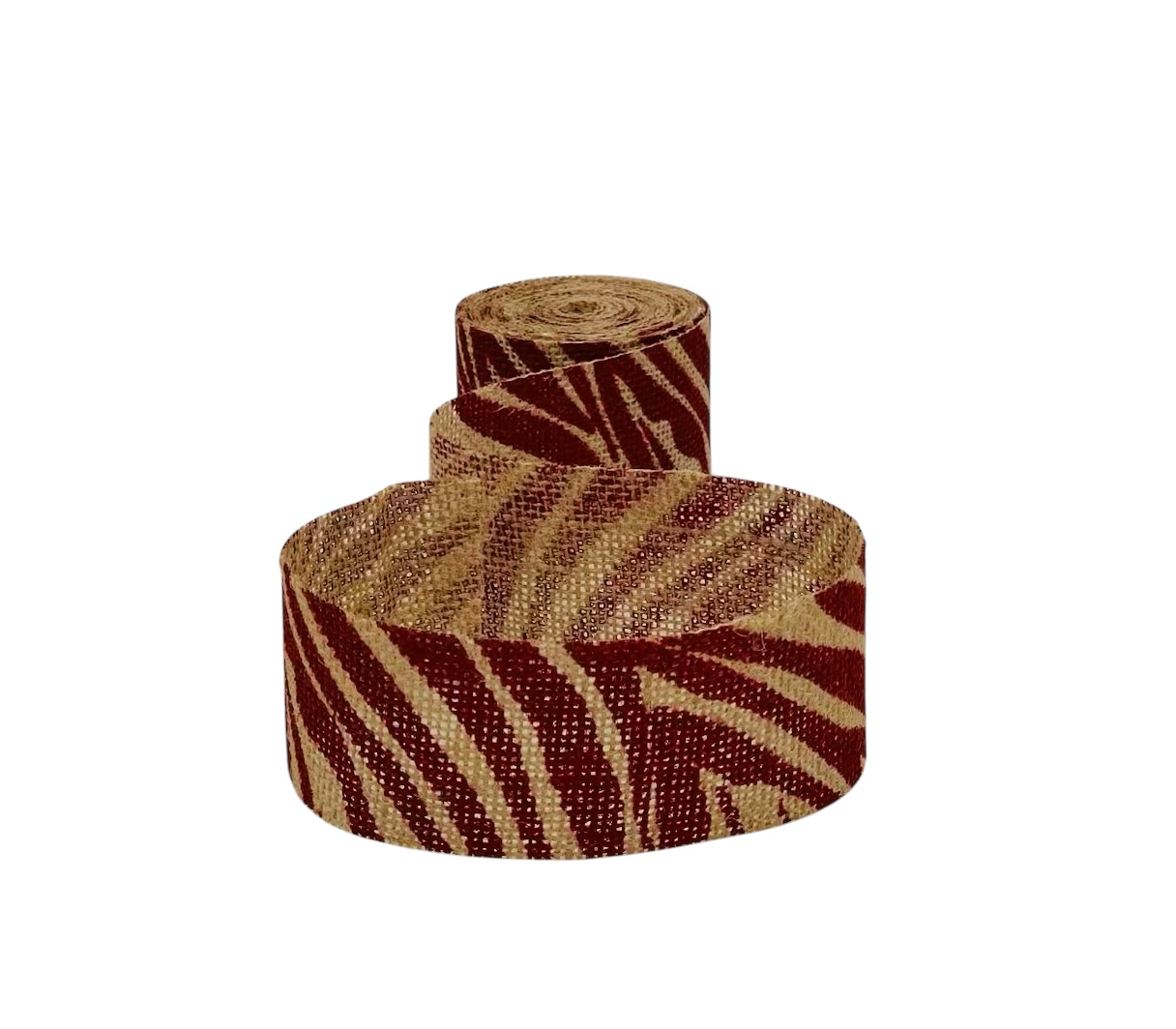 Left Over Ribbons - Deep Red Sheer Ribbon with Gold & Red Glitter Swirleys Left Over Ribbons - Deep Red Sheer Ribbon with Gold & Red Glitter Swirleys