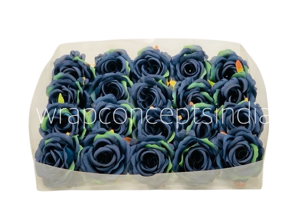 Rose Small - Navy with hints of Green Rose Small - Navy with hints of Green