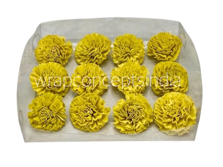 8017 - Rose Flower - Mustard Yellow (Uncounted) 8017 - Rose Flower - Mustard Yellow (Uncounted)
