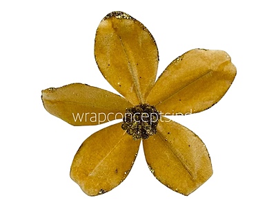 Velvet Flower with Gitter Pine Center Velvet Flower with Gitter Pine Center