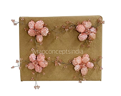 Acrylic Flowers with Pearl Add-ons- Multicolor Acrylic Flowers with Pearl Add-ons- Multicolor