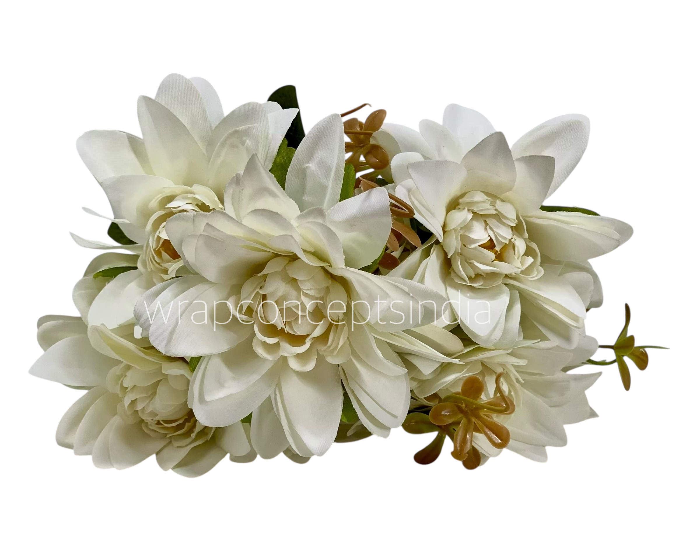 Dahlia Bunch with Leaves