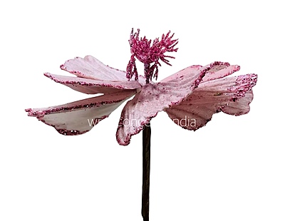 Big Flower with Glitter Centre & Edges Big Flower with Glitter Centre & Edges