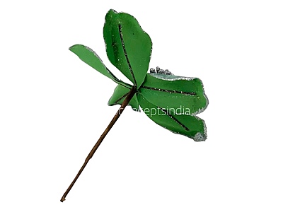 Velvet Flower with Gitter Pine Center Velvet Flower with Gitter Pine Center
