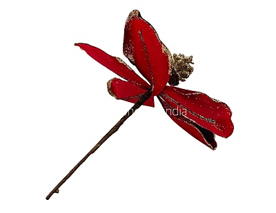 Velvet Flower with Gitter Pine Center Velvet Flower with Gitter Pine Center