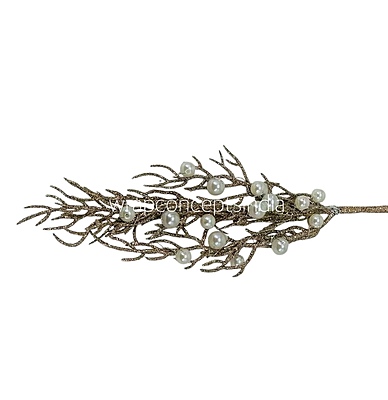 Long Coral Reef Sticks with Pearls