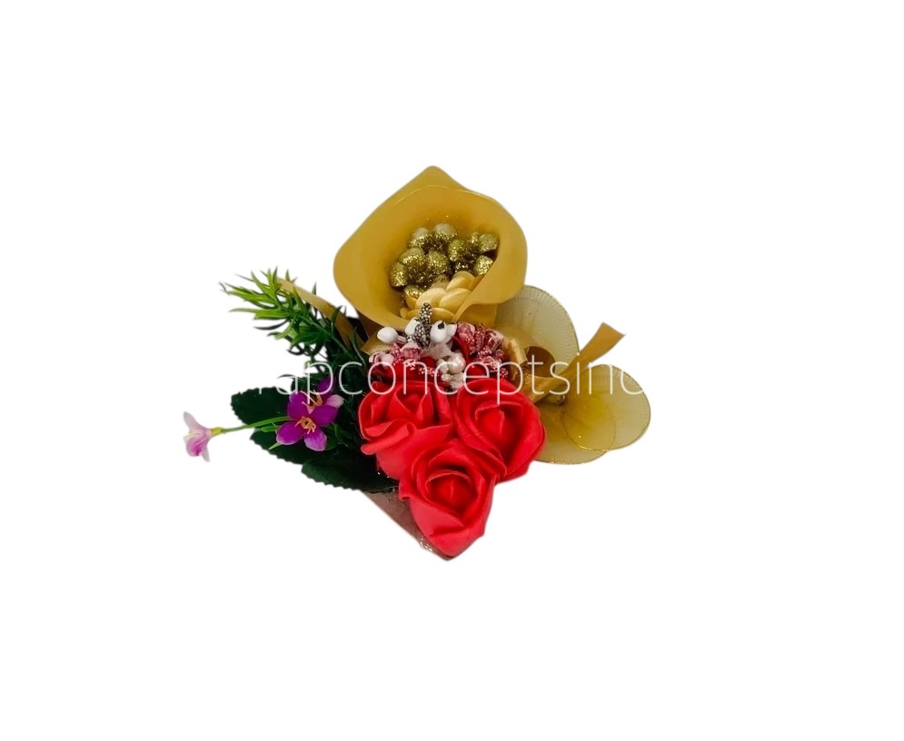 Red Foam Roses Ready Bunch