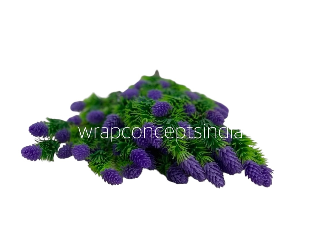 Leaves Bunch with Purple Conifers Leaves Bunch with Purple Conifers