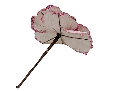 Big Flower with Glitter Centre & Edges Big Flower with Glitter Centre & Edges