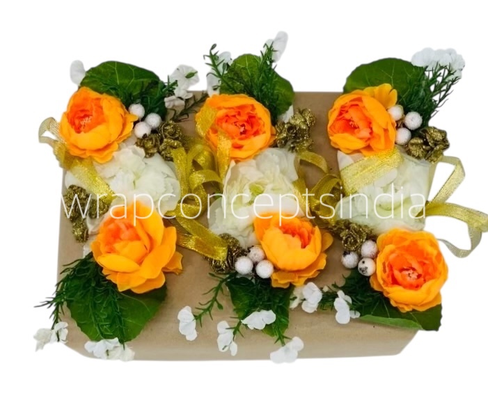 Orange Peonies Ready Bunch