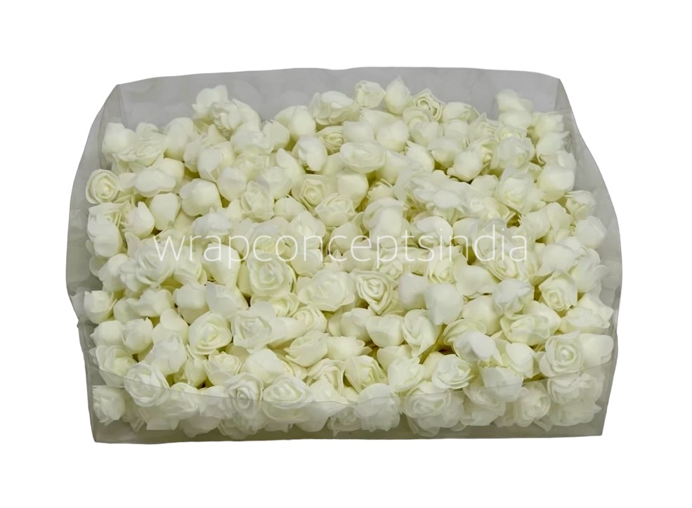 Small Foam Rose - Multicolour-AntiqueWhite Small Foam Rose - Multicolour-AntiqueWhite