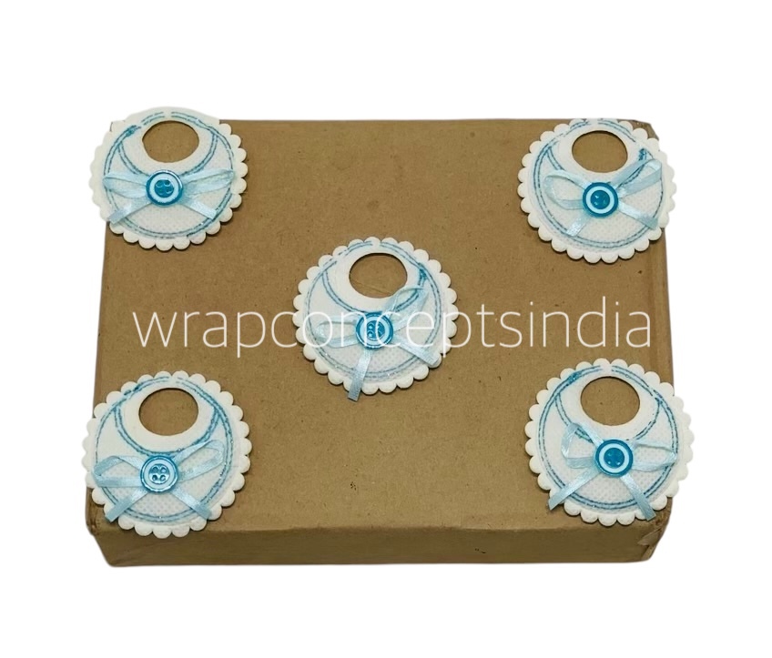 Round Baby Bibs - Pink/Blue Round Baby Bibs - Pink/Blue