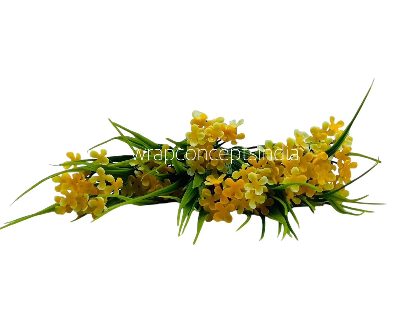 Long Leaves Bunch with Yellow Flowers Long Leaves Bunch with Yellow Flowers