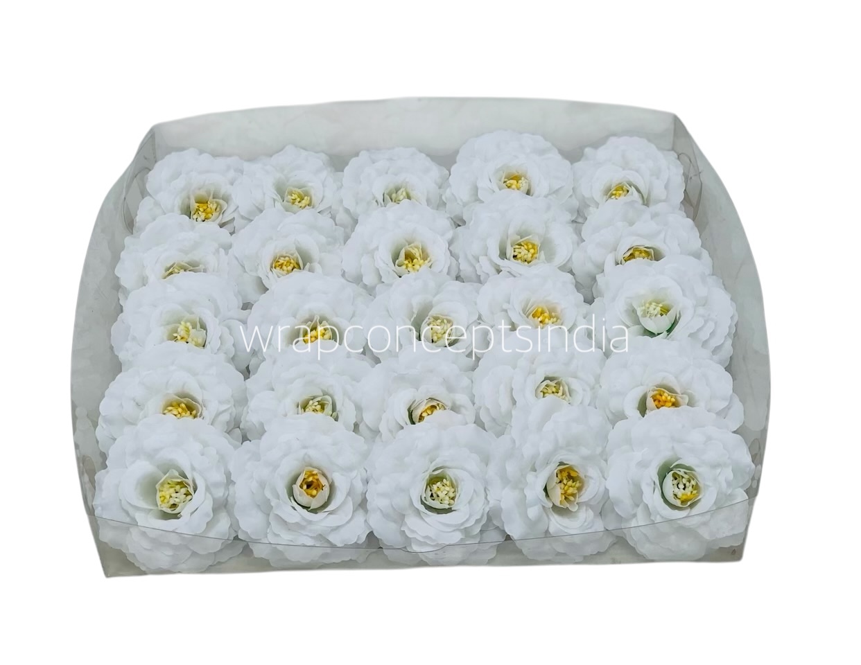 8017 - Rose Flower - Burgundy & Cream 8017 - Rose Flower - Burgundy & Cream