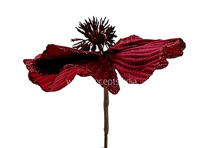 Big Flower with Glitter Centre & Edges Big Flower with Glitter Centre & Edges